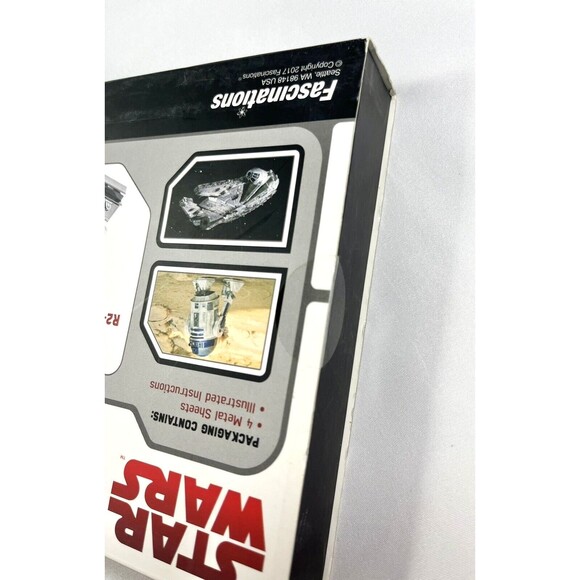 Fascinations Metal Earth Millennium Falcon & R2-D2 3D Metal Model Kit New Sealed - Picture 6 of 8
